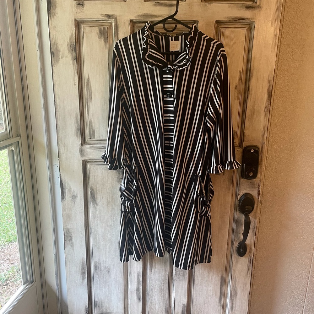 Zadie B’s striped tunic. Size 3X